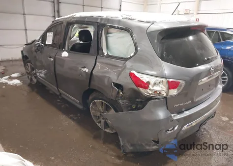 2016 Nissan Pathfinder Platinum из США, поврежденный, VIN 5N1AR2MN8GC661761